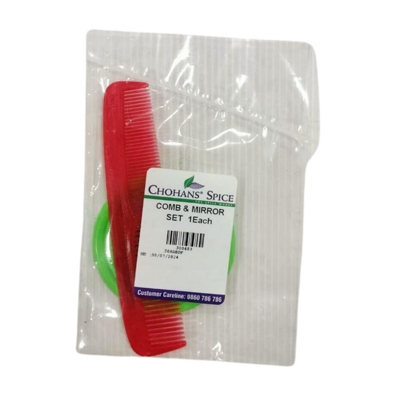 COMB & MIRROR SET 1 EACH