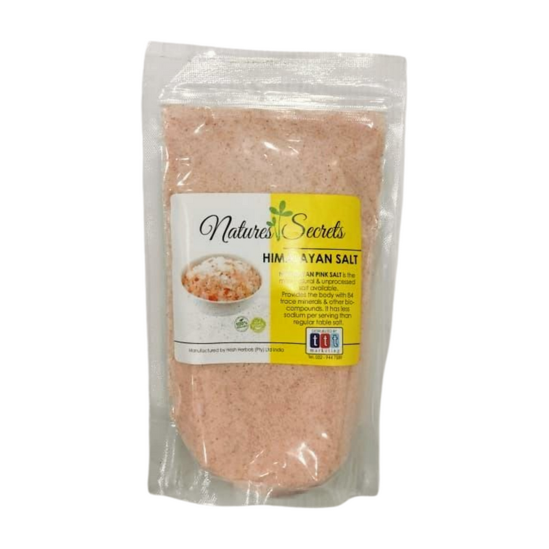 NATURES SECRET HIMALAYAN SALT FINE 500GM