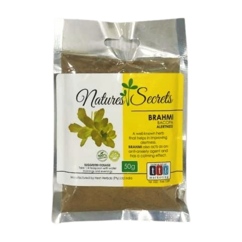 NATURES SECRET BRAHMI POWDER 50GM