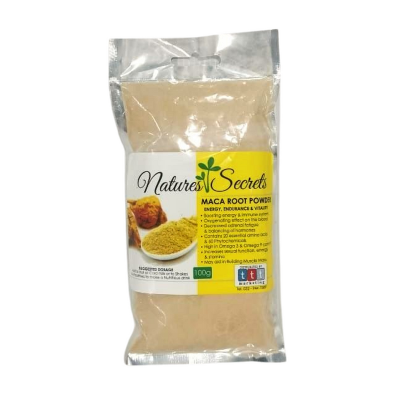 NATURES SECRET MACA ROOT POWDER 100GM