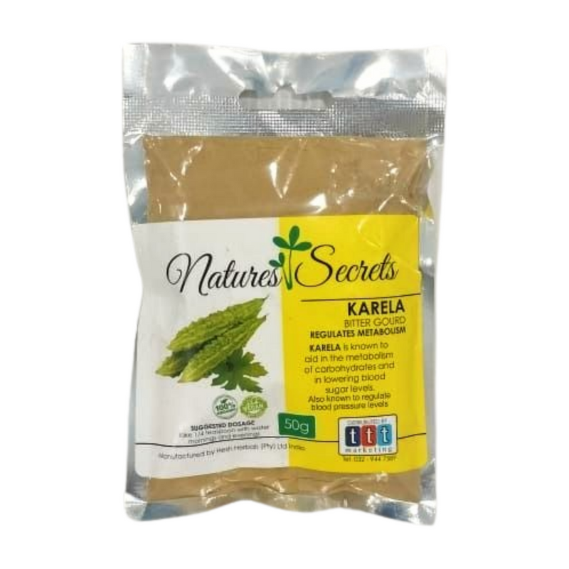 NATURES SECRET KARELA (BITTER GOURD) 50GM