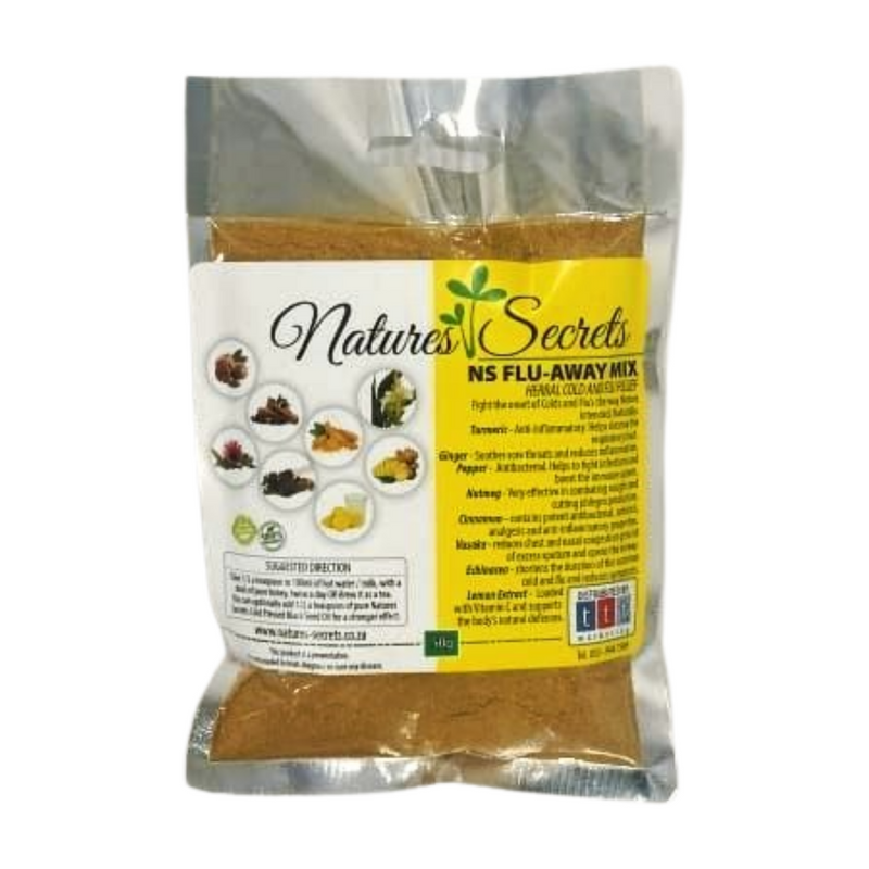 NATURES SECRET FLU AWAY MIX 50GM