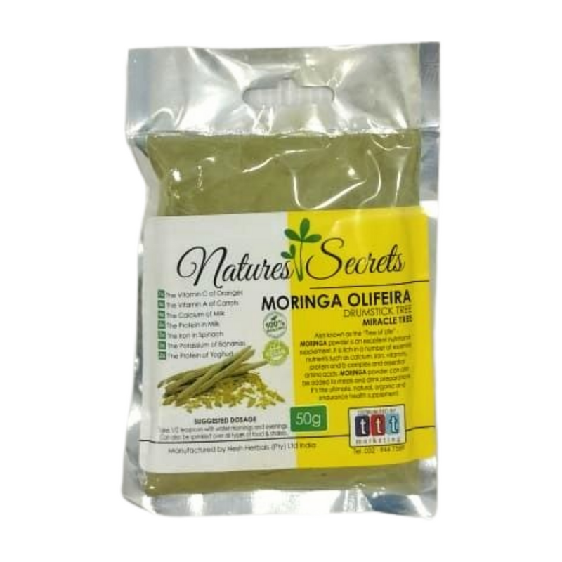NATURES SECRET MORINGA OLIFEIRA POWDER 50GM