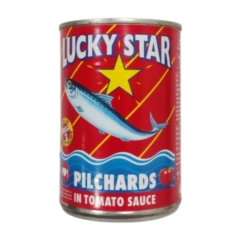 LUCKY STAR PILCHARDS IN TOMATO SAUCE 400GM