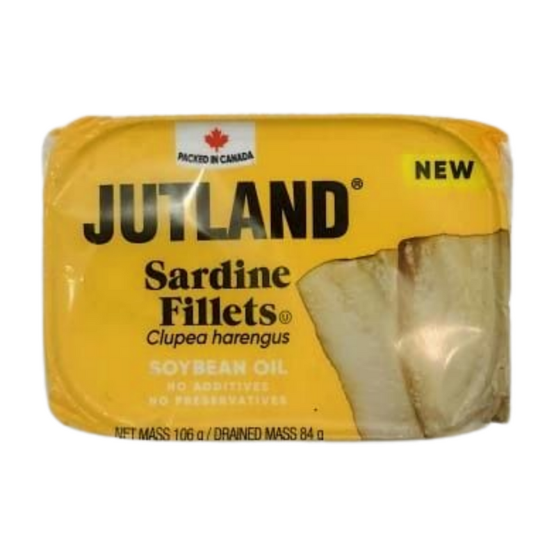 JUTLAND SARDINE FILLETS (SOYBEAN OIL) 106GM