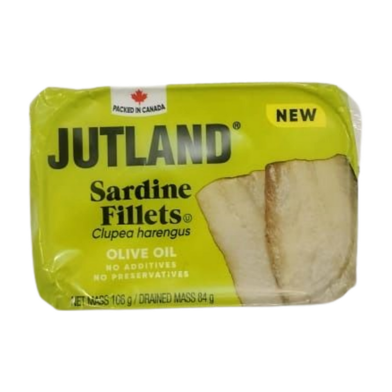 JUTLAND SARDINE FILLETS (OLIVE OIL) 106GM