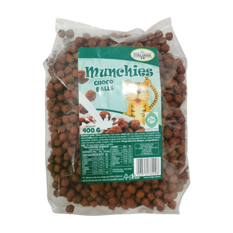 LA ITALIANA MUNCHIES CHOCO BALLS 400GM