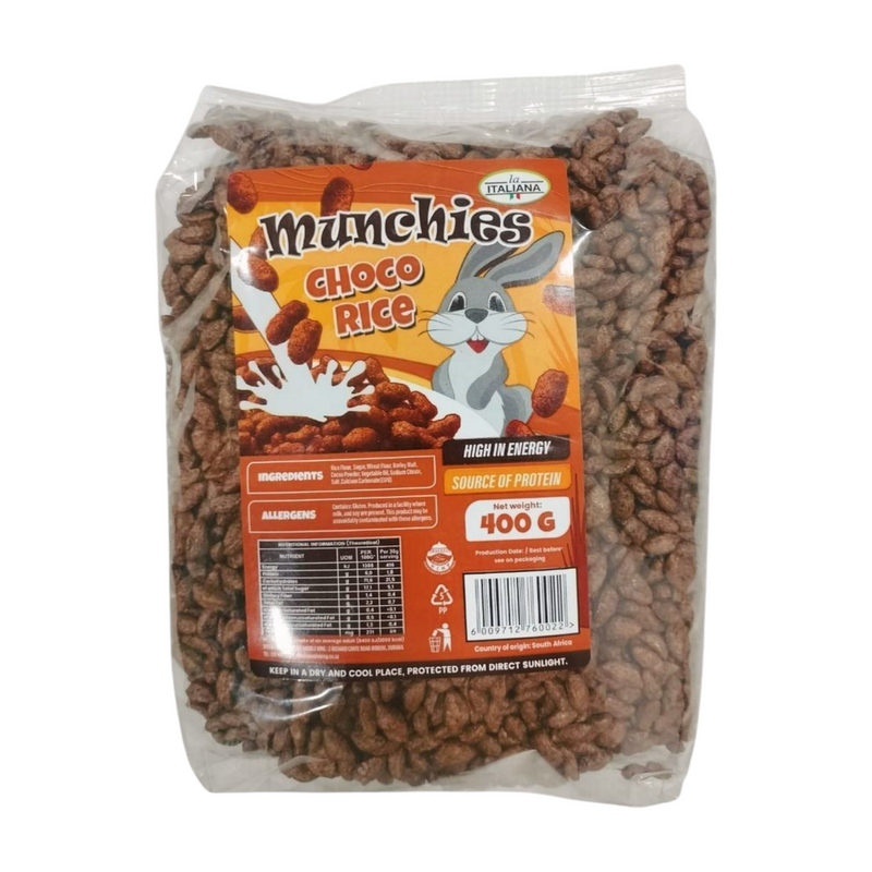 LA ITALIANA MUNCHIES CHOCO  RICE  400GM