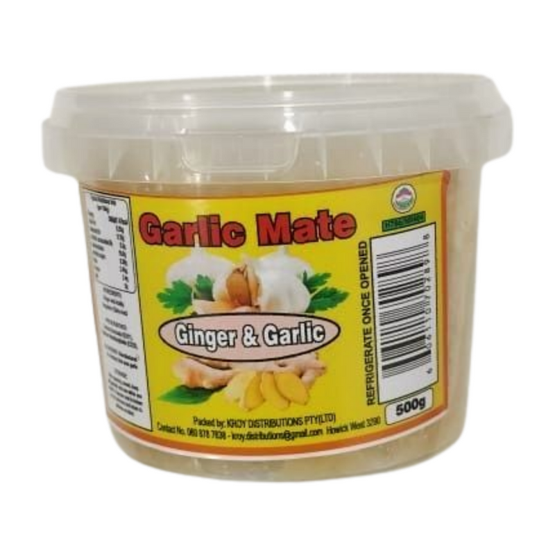 GARLIC MATE GINGER AND GARLIC 500GM