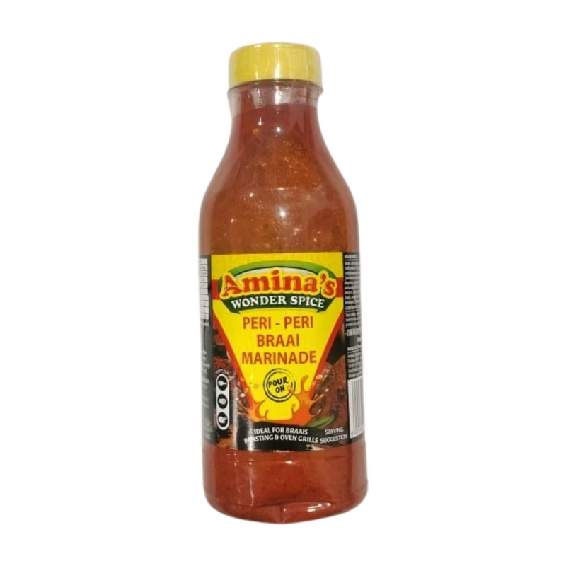 AMINAS PERI PERI BRAAI POUR ON MARINADE 500ML