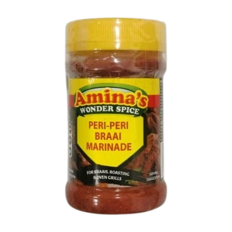 AMINAS PERI PERI BRAAI MARINADE 325GM