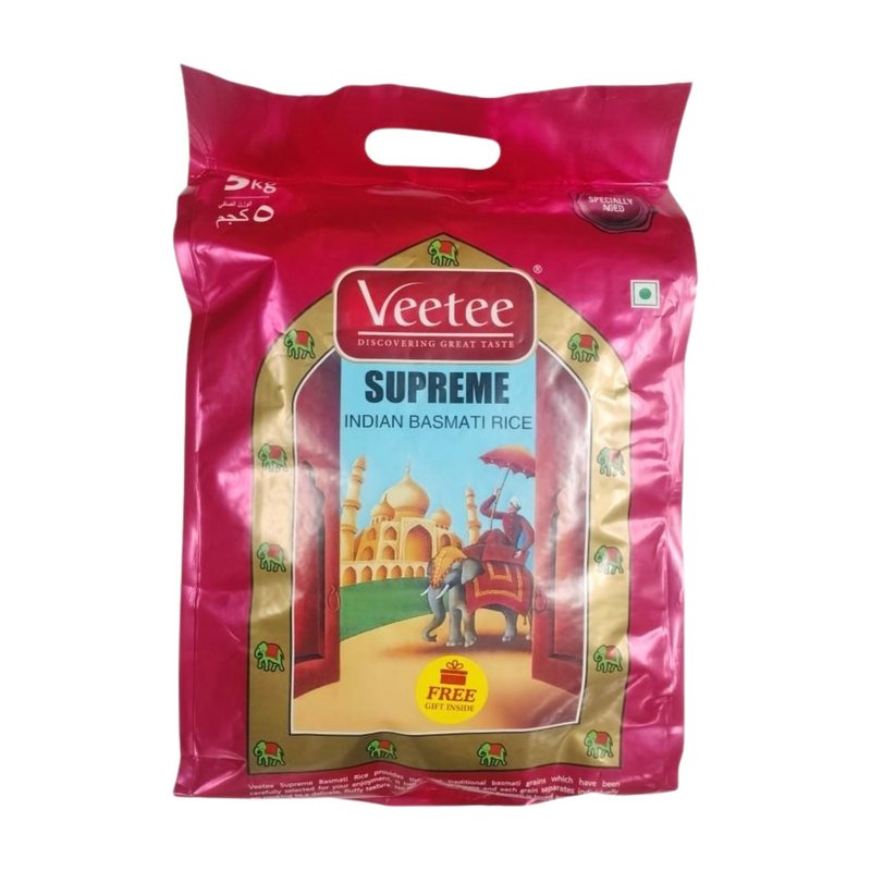 VEETEE SUPREME INDIAN BASMATI RICE 5KG
