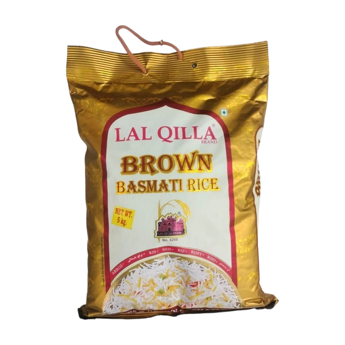 LAL QILLA BROWN BASMATI RICE 5KG — Chohans Spice