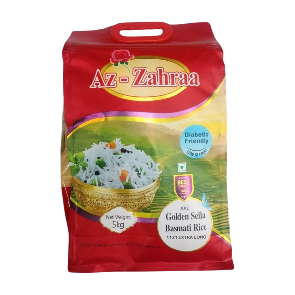 AZ-ZAHRAA GOLDEN SELLA BASMATI RICE 5KG