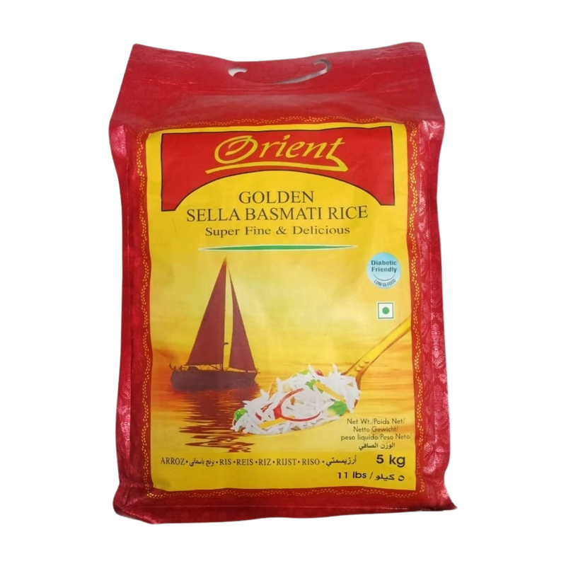A.H ORIENT GOLDEN SELLA BASMATI RICE 5KG