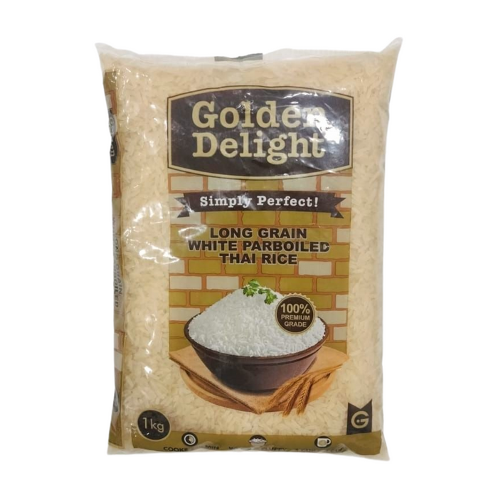 GOLDEN DELIGHT PARBOILED THAI RICE 1KG — Chohans Spice