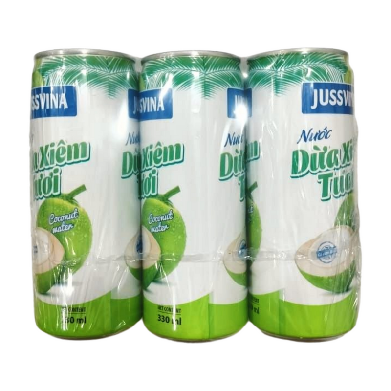 JUSSVINA COCONUT WATER 6 x 330ML