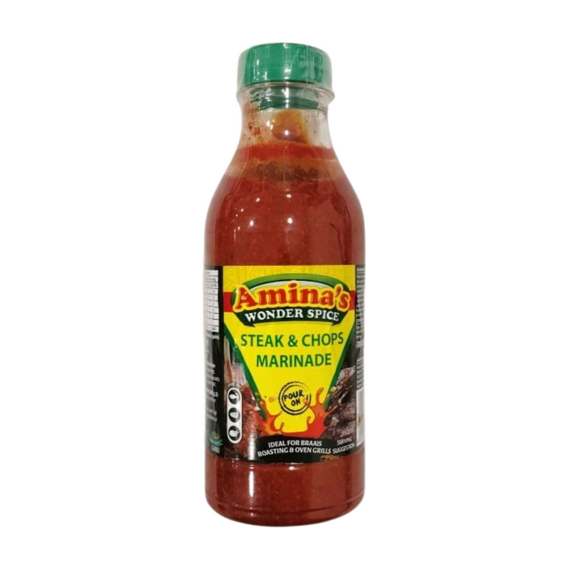 AMINAS STEAK & CHOPS POUR ON MARINADE 500ML