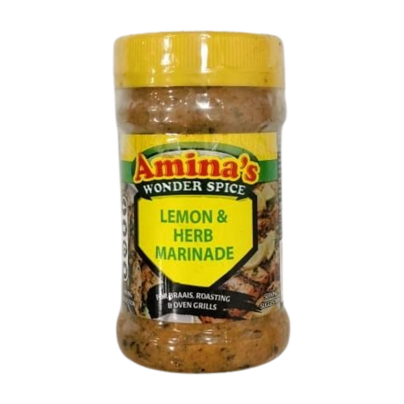 AMINAS LEMON & HERB MARINADE 325GM