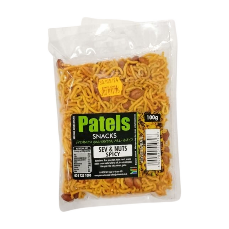 PATELS SPICY SEV & NUTS 100GM