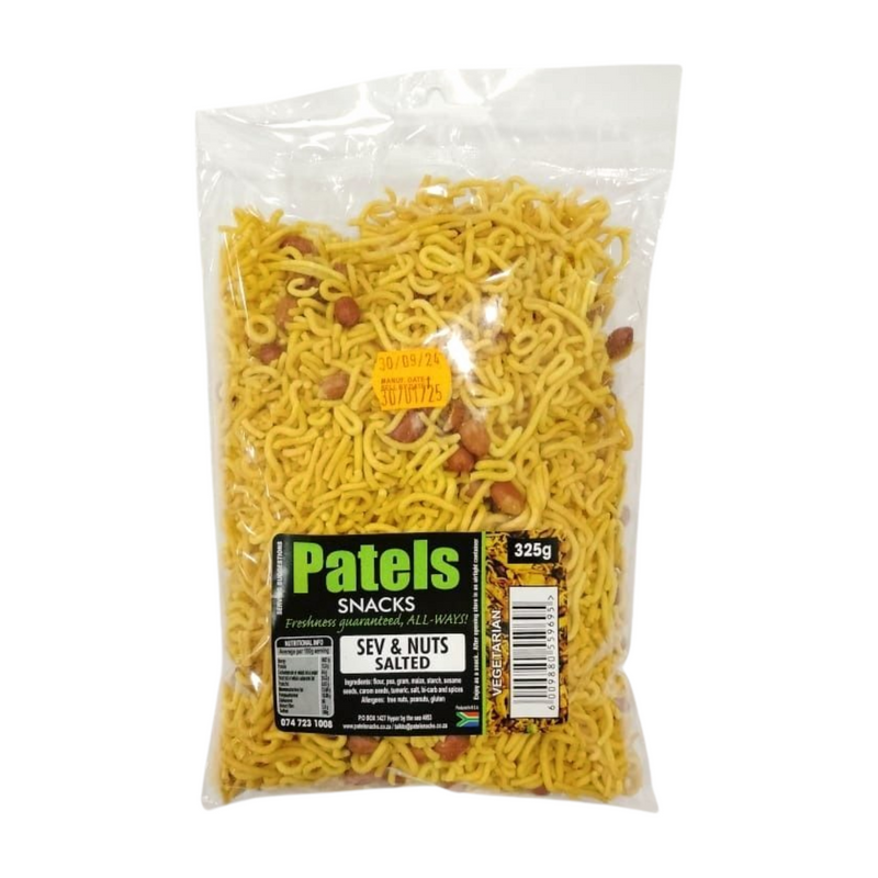 PATELS SALTED SEV & NUTS 325GM