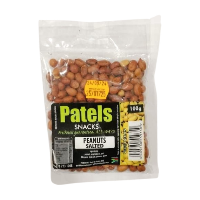 PATELS SALTED PEANUTS 100GM