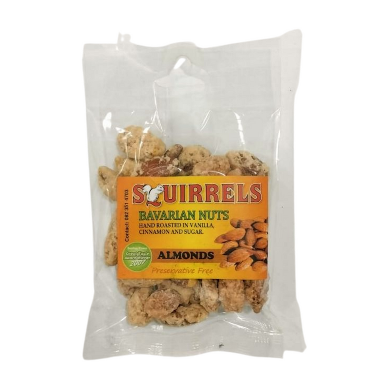 SQUIRRELS BAVARIAN ALMOND NUTS 70GM