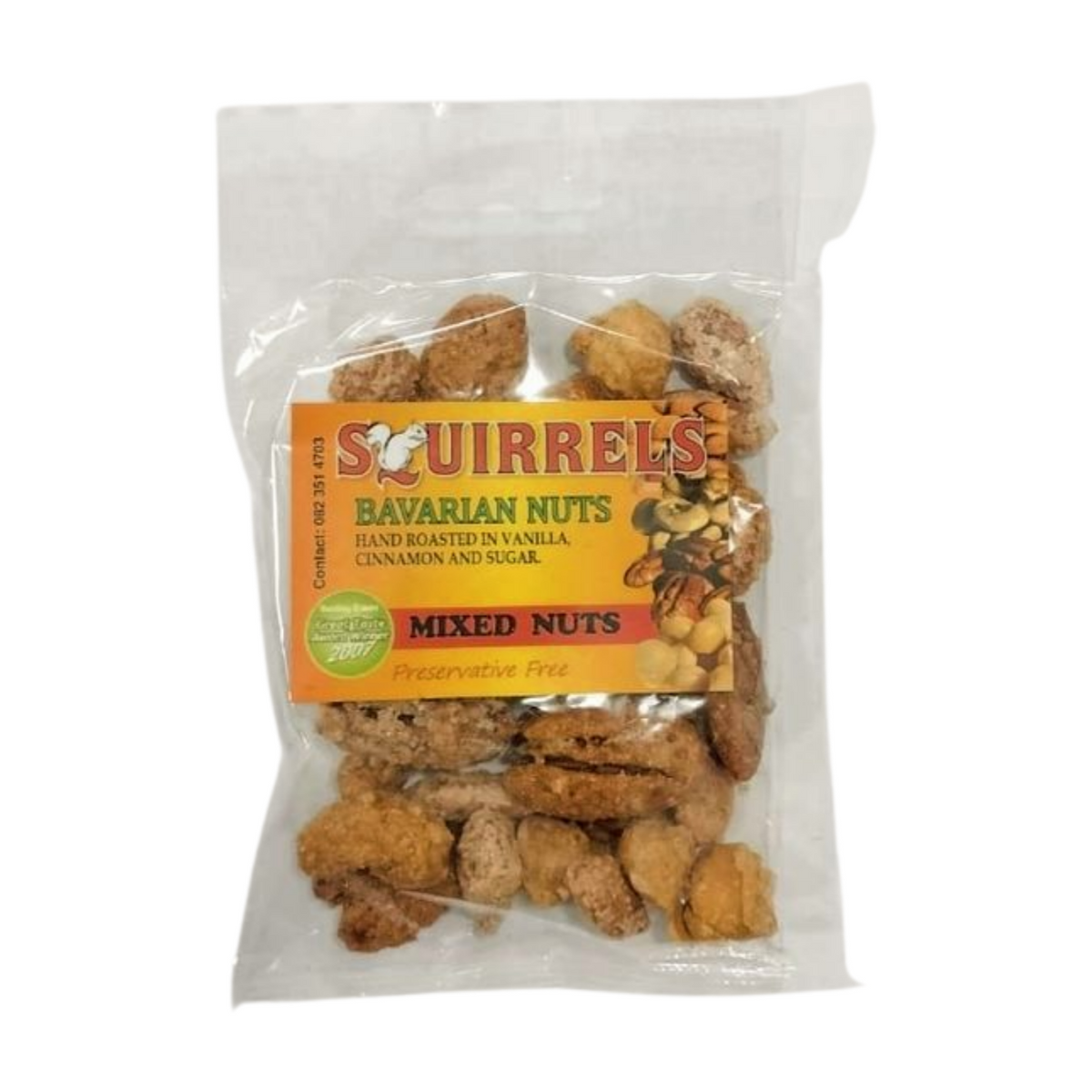 SQUIRRELS BAVARIAN MIXED NUTS 70GM — Chohans Spice