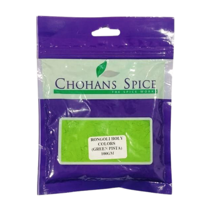 HOLI COLOUR POWDER GREEN PISTA 100GM