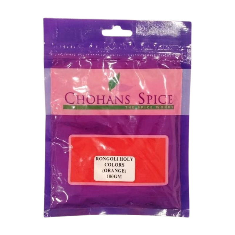 HOLI COLOUR POWDER ORANGE 100GM