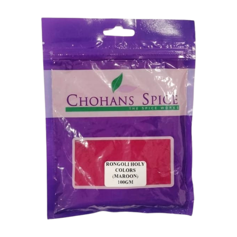 HOLI COLOUR POWDER MAROON 100GM