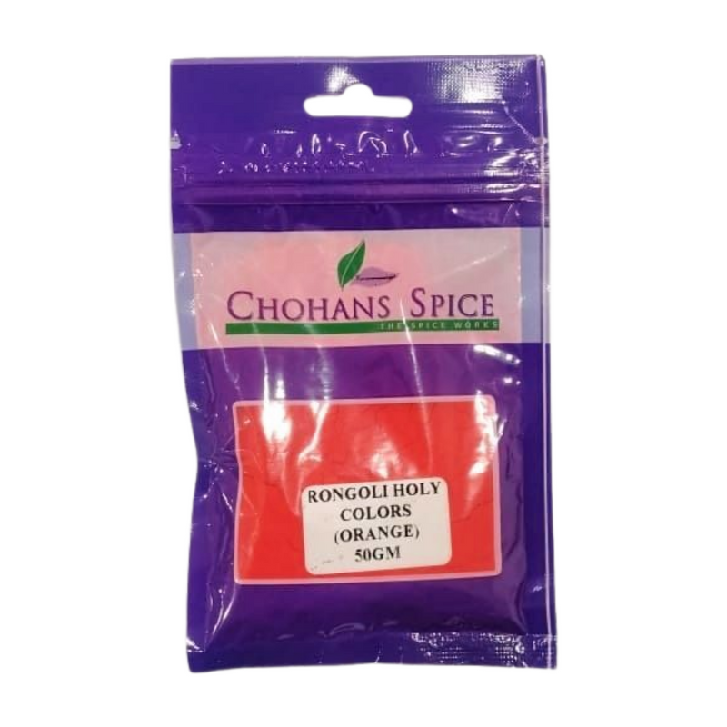HOLI COLOUR POWDER ORANGE 50GM