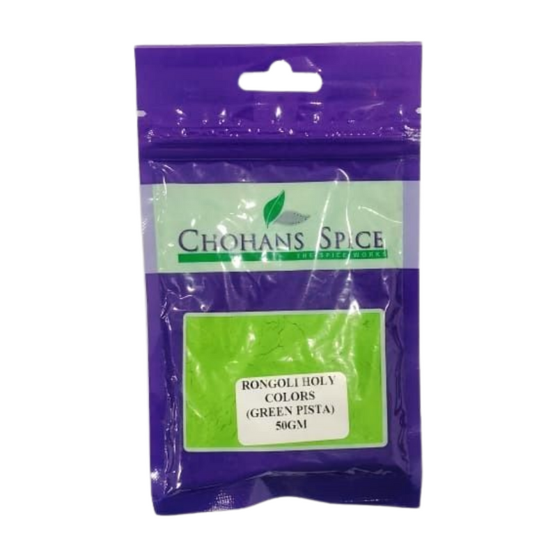 HOLI COLOUR POWDER GREEN PISTA 50GM