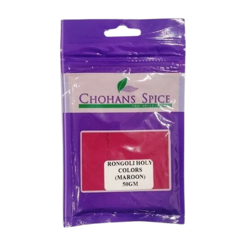 HOLI COLOUR POWDER MAROON 50GM