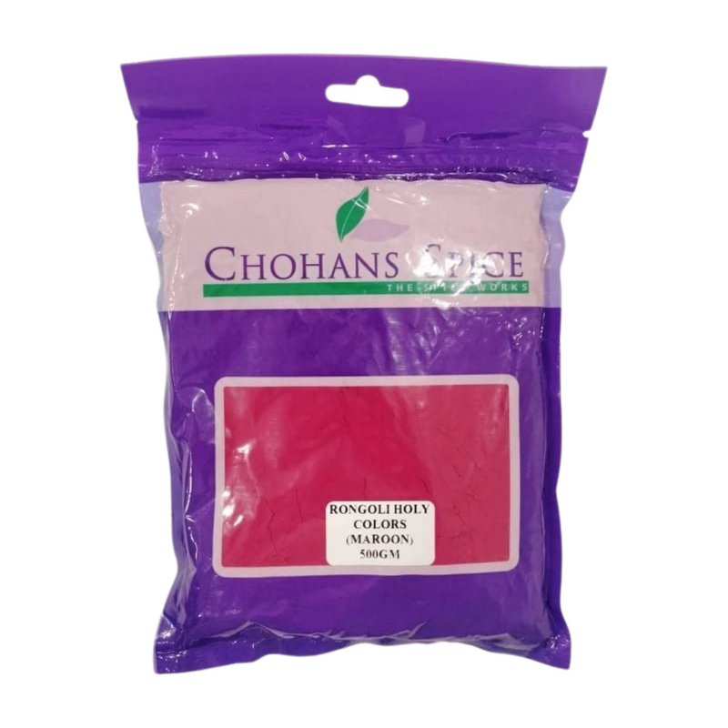 HOLI COLOUR POWDER MAROON 500GM