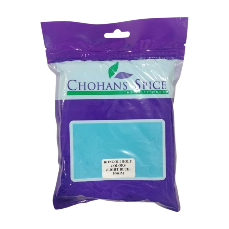 HOLI COLOUR POWDER LIGHT BLUE 500GM