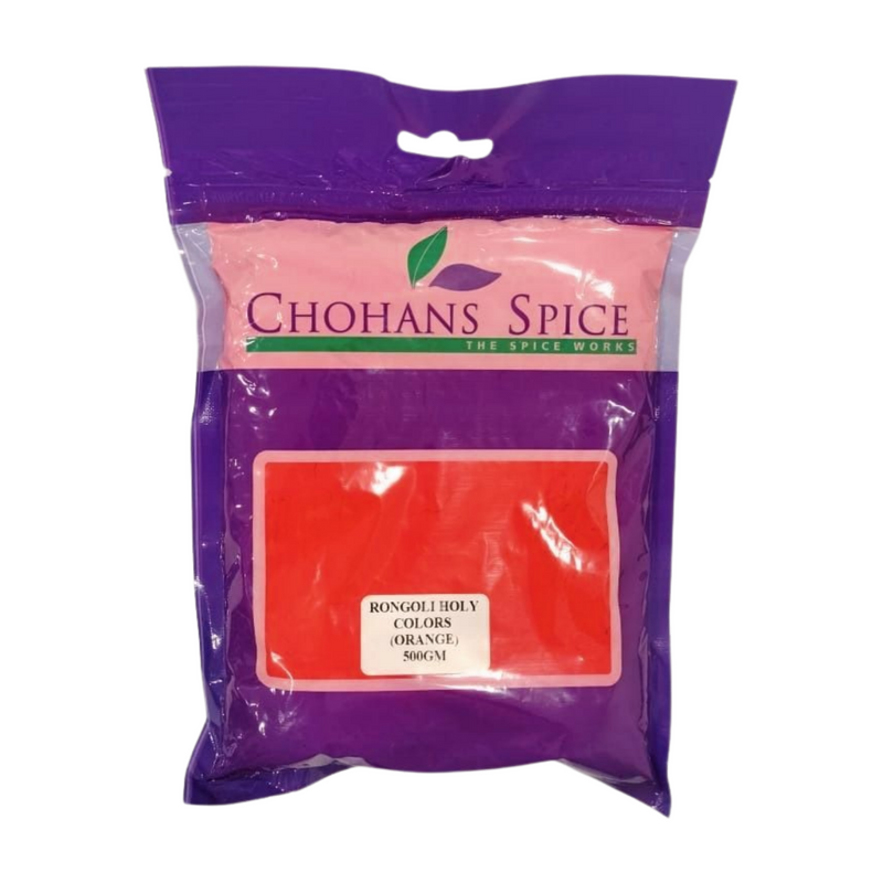 HOLI COLOUR POWDER ORANGE 500GM