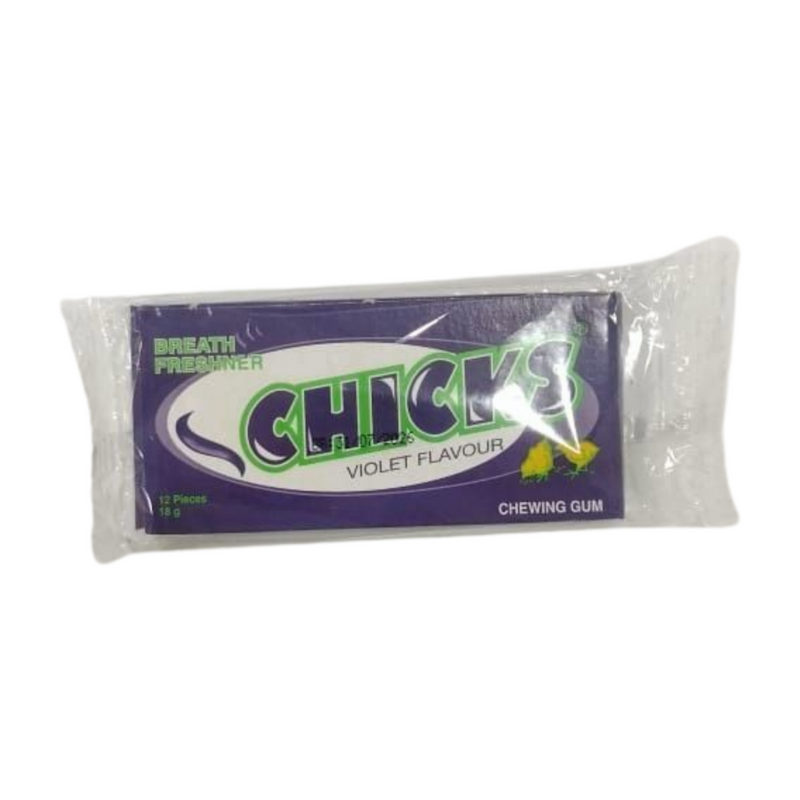 CHICKS VIOLET FLAVOUR GUM 18GM