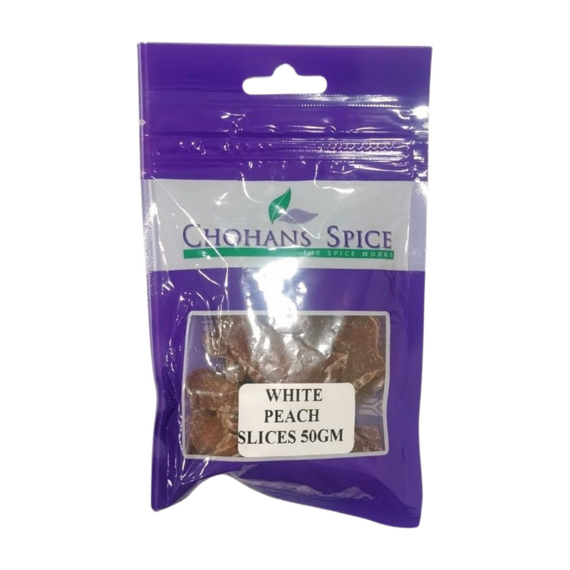 WHITE PEACH SLICES 50GM