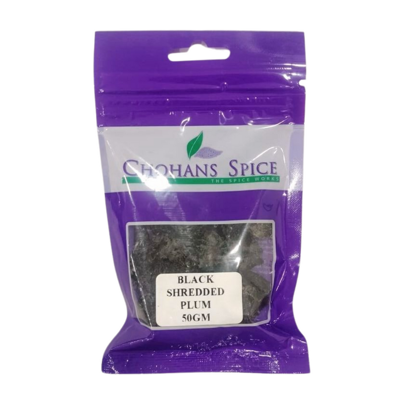 BLACK SHREDDED PLUM 50GM