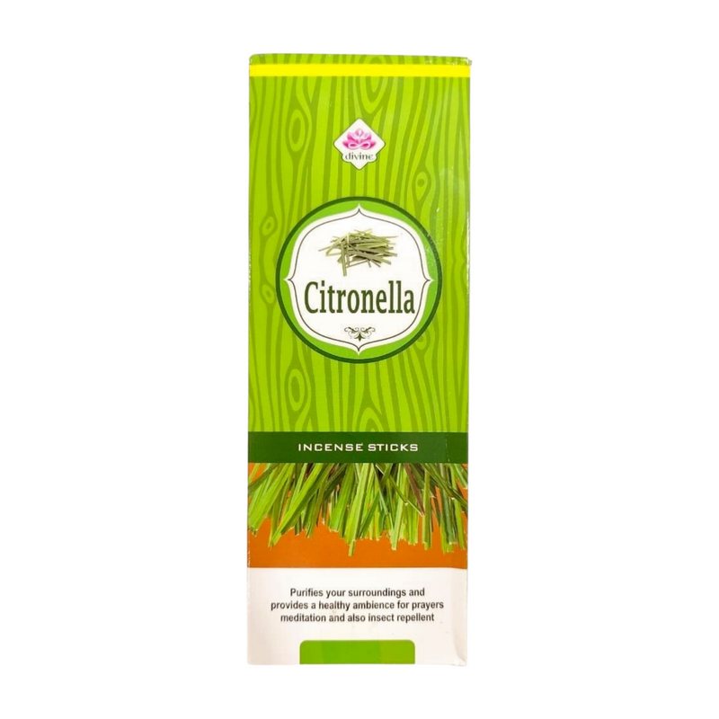 AGARBATTI DIVINE CITRONELLA INCENSE 6'S