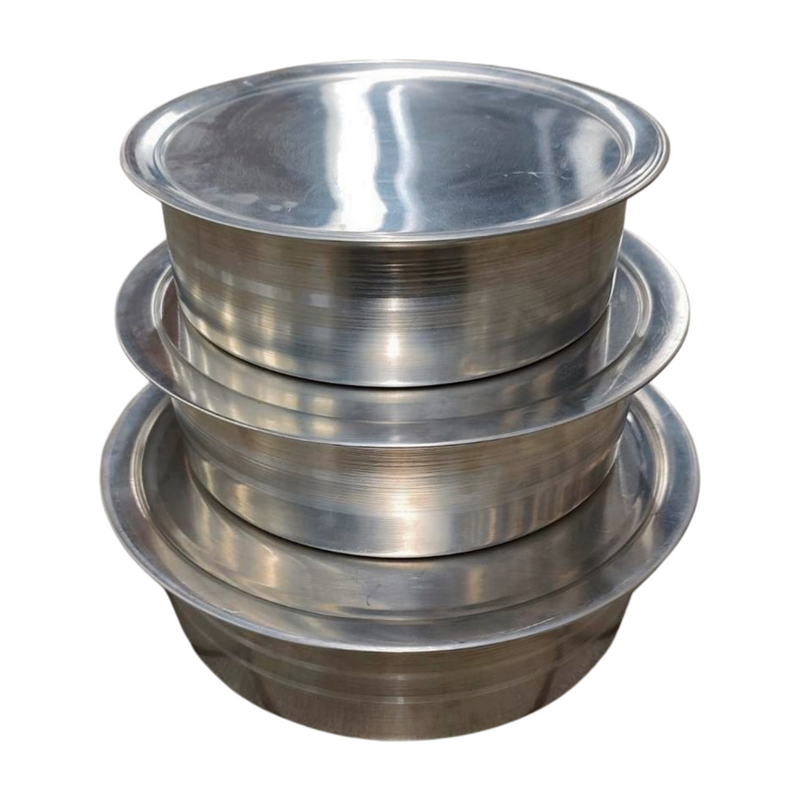 ALUMINIUM NP FISH POT SIZE 6/7/8 HEAVY DUTY SET