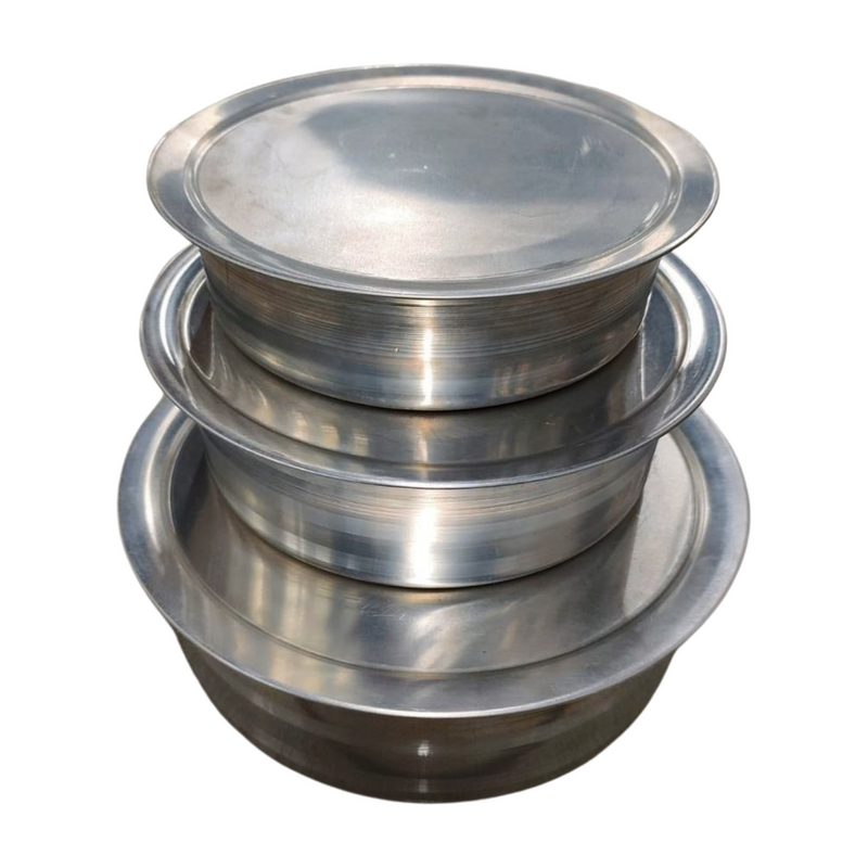 ALUMINIUM NP FISH POT SIZE 2/4/6 SUPER HEAVY DUTY SET