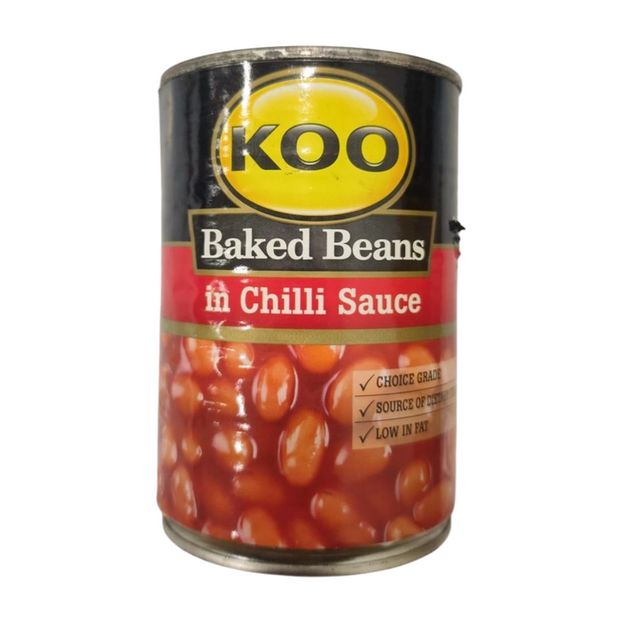 KOO BAKED BEANS IN CHILLI SAUCE 420GM