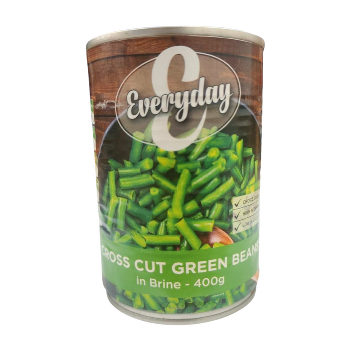 EVERYDAY CROSS CUT GREEN BEANS 400G