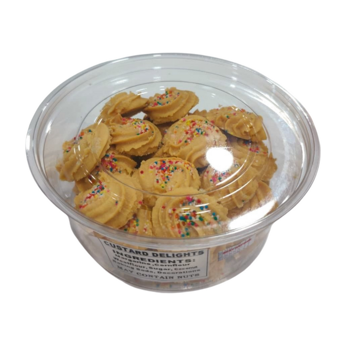 CUSTARD DELIGHT NON-BUTTER BISCUITS +-350G (THASHEERS)