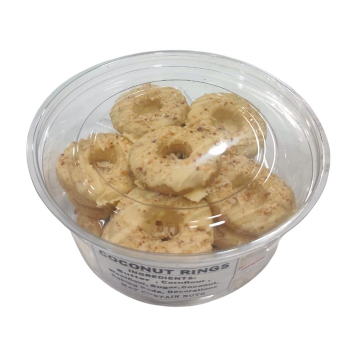 COCONUT RINGS BUTTER BISCUITS +-350G (THASHEERS)