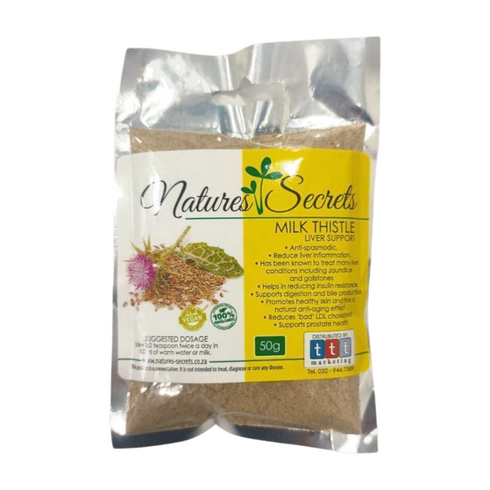 NATURES SECRET MILK THISTLE 50GM