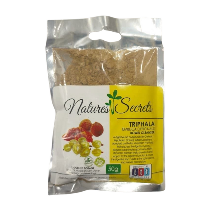 NATURES SECRET TRIPHALA 50GM