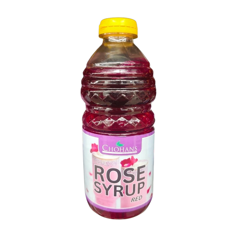CHOHANS ROSE SYRUP RED 375ML